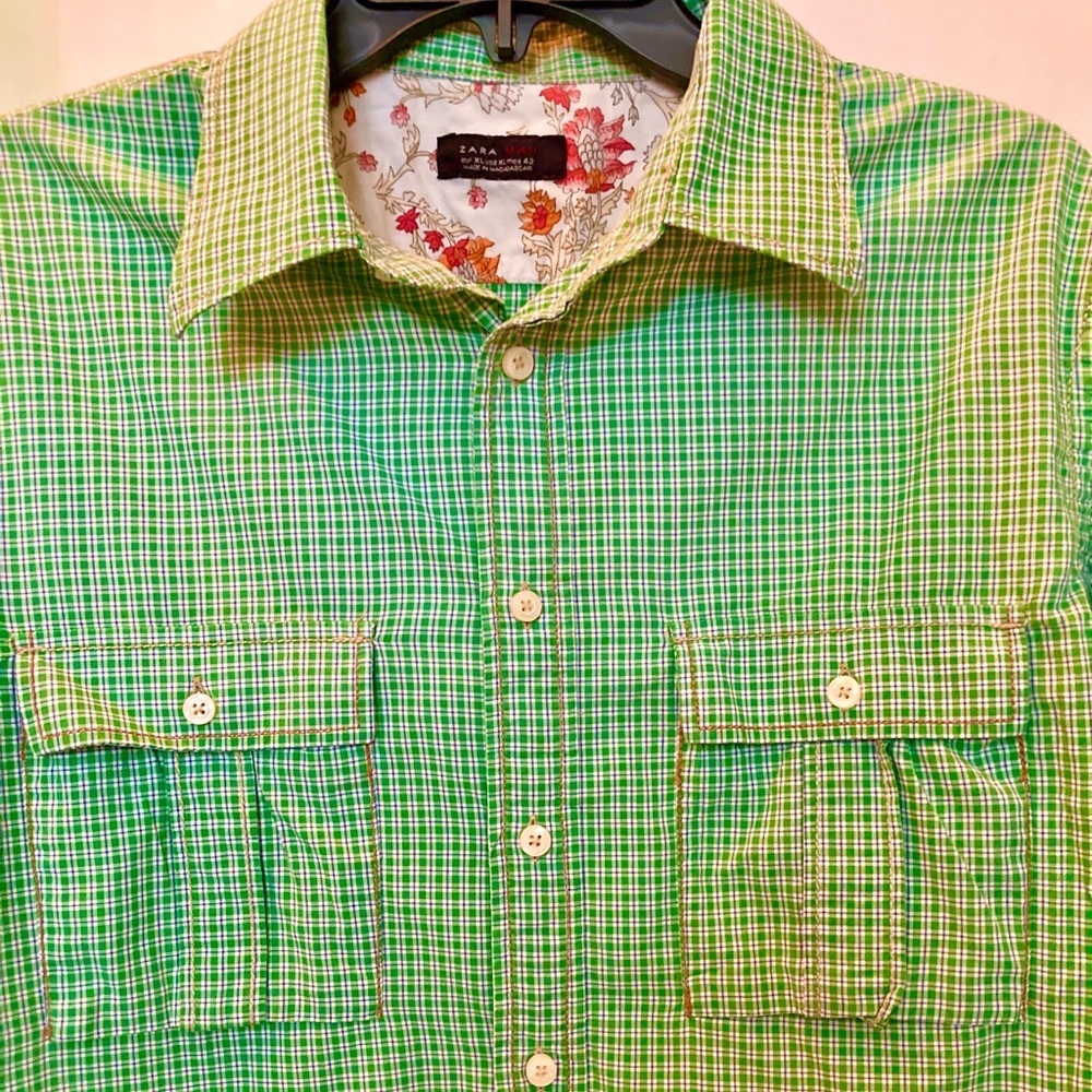 Men’s Green Zara Shirt